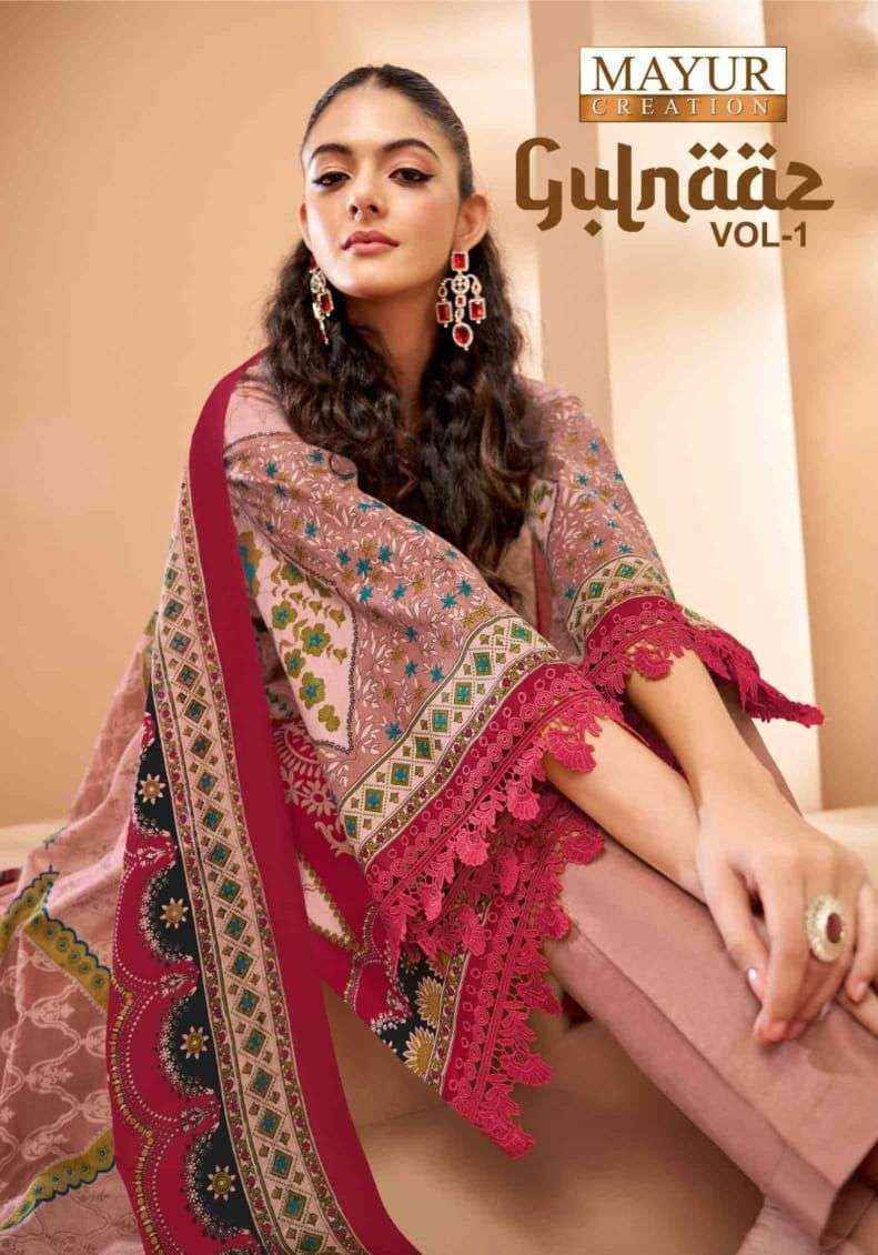 Mayur Creation Gulnaaz Vol-1 Cotton Dress Material (8 pcs Catalogue)