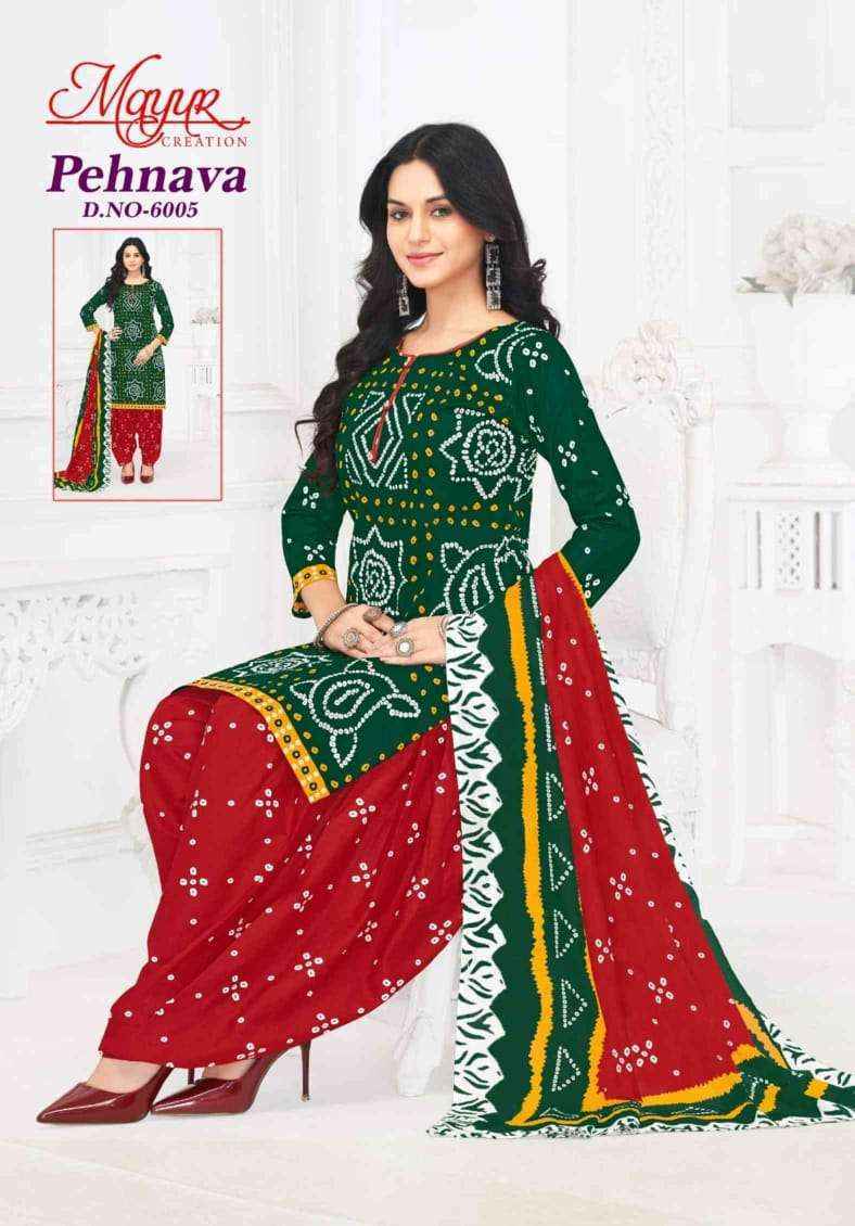 Mayur Creation Pehnava Vol-6 Cotton Dress Material (10 pcs Catalogue)