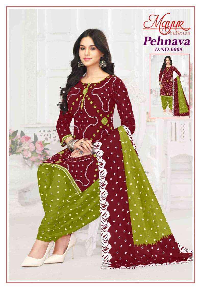 Mayur Creation Pehnava Vol-6 Cotton Dress Material (10 pcs Catalogue)