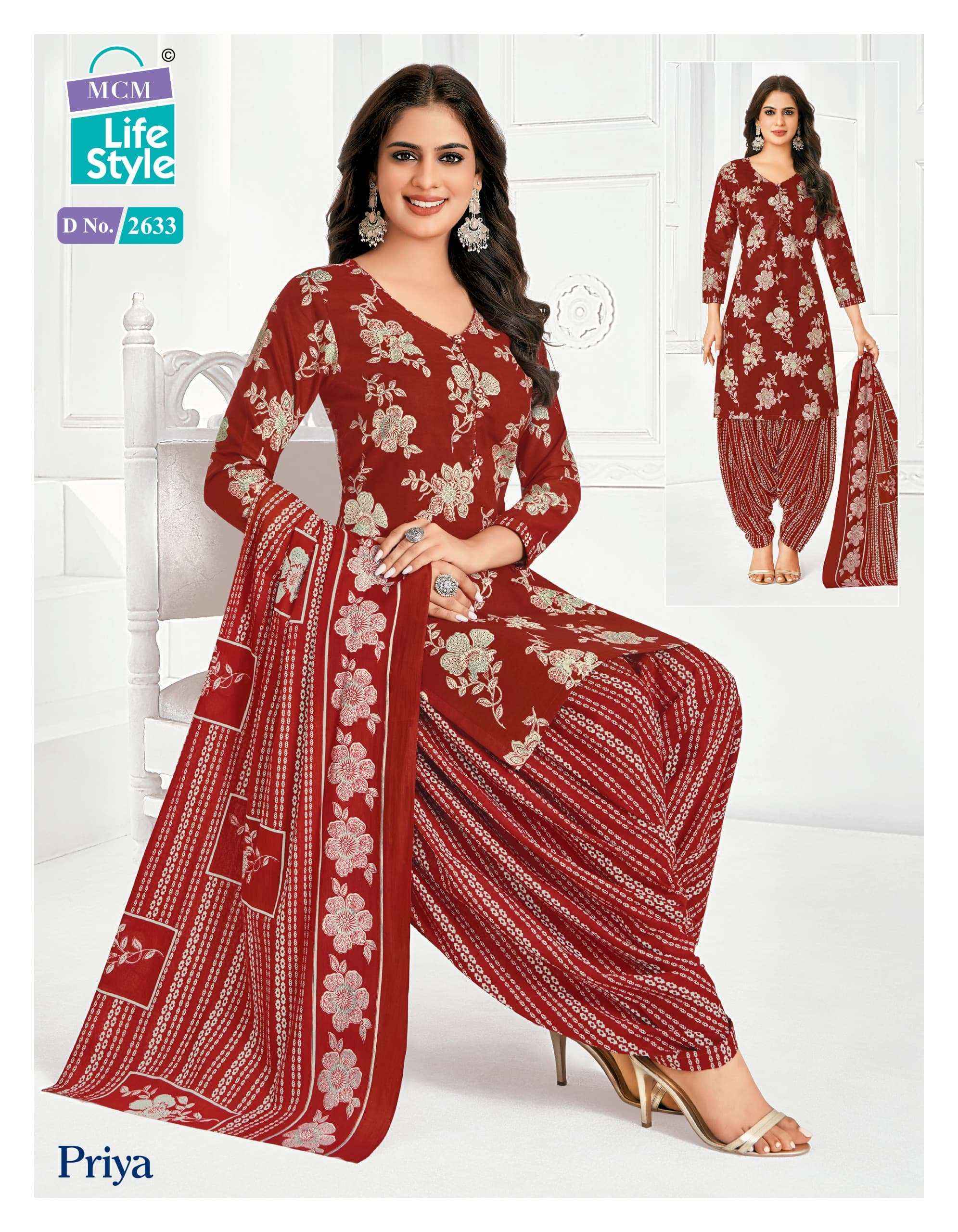 MCM Lifestyle Priya Vol 26 Readymade Cotton Dress 24 pcs Catalogue