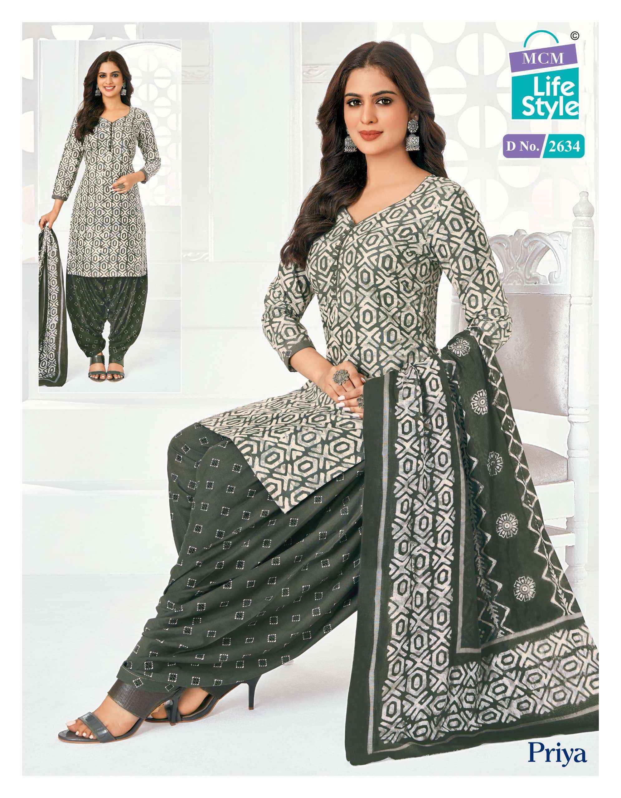 MCM Lifestyle Priya Vol 26 Readymade Cotton Dress 24 pcs Catalogue