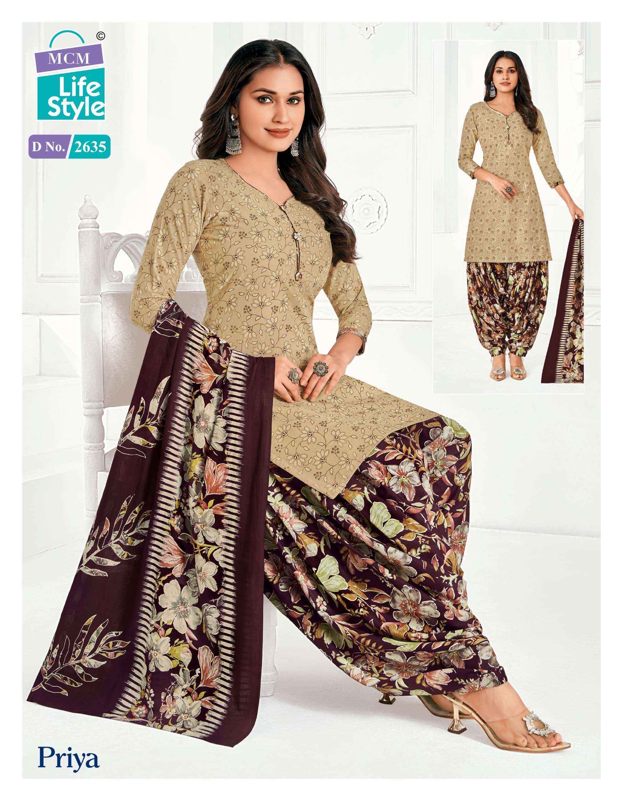 MCM Lifestyle Priya Vol 26 Readymade Cotton Dress 24 pcs Catalogue