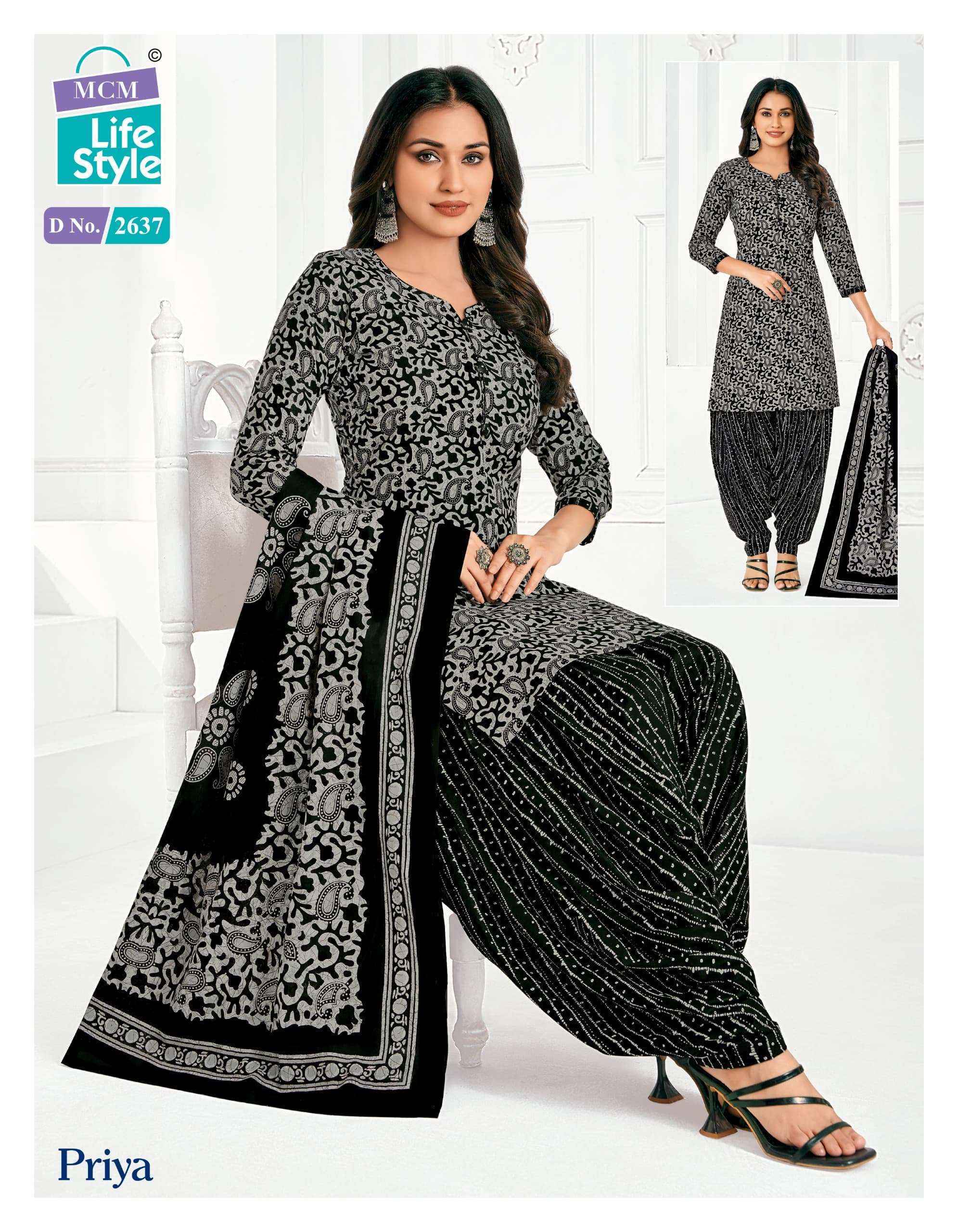 MCM Lifestyle Priya Vol 26 Readymade Cotton Dress 24 pcs Catalogue