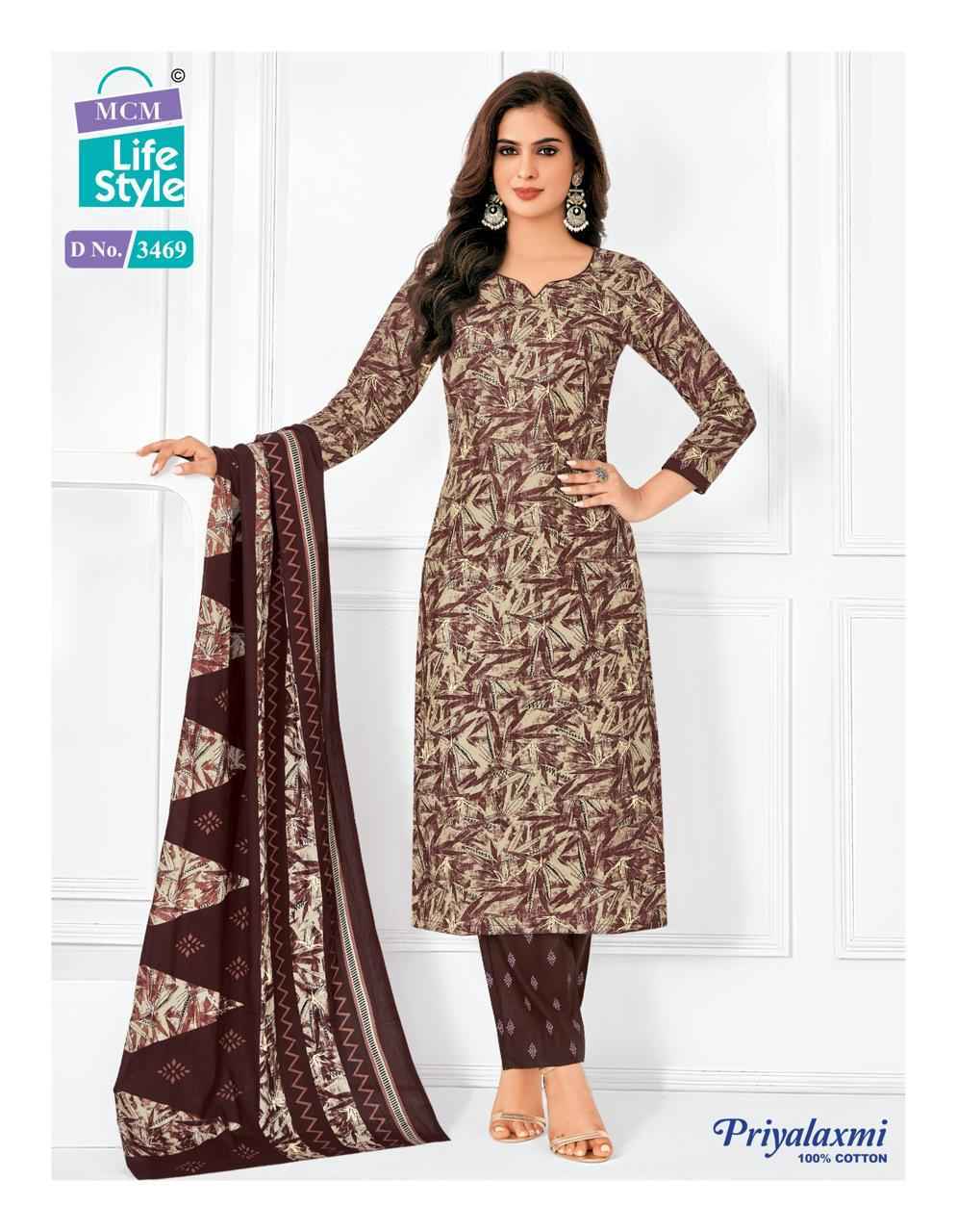 MCM Lifestyle Priyalaxmi Vol-34 Cotton Dress Material (20 pcs Catalogue)