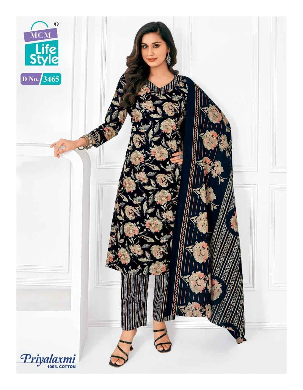 MCM Lifestyle Priyalaxmi Vol-34 Cotton Dress Material (20 pcs Catalogue)