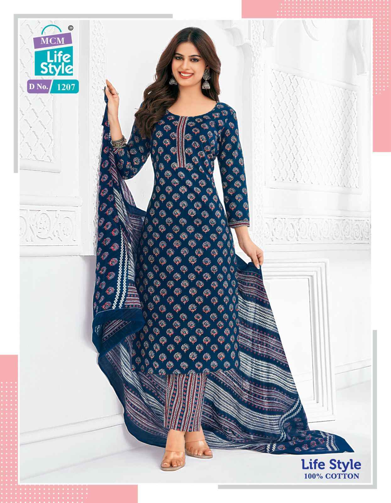 MCM Lifestyle Vol 12 Cotton Dress Material 12 pcs Catalogue