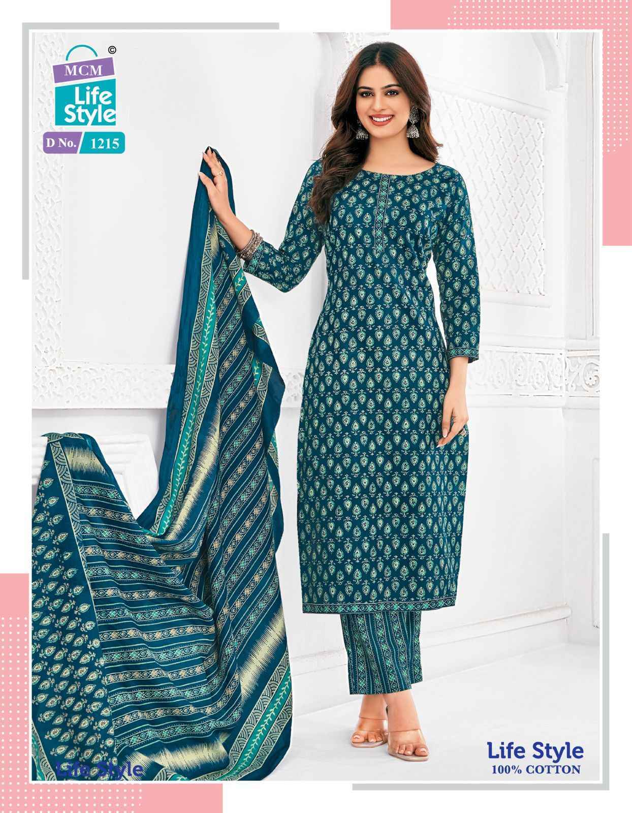 MCM Lifestyle Vol 12 Cotton Dress Material 12 pcs Catalogue