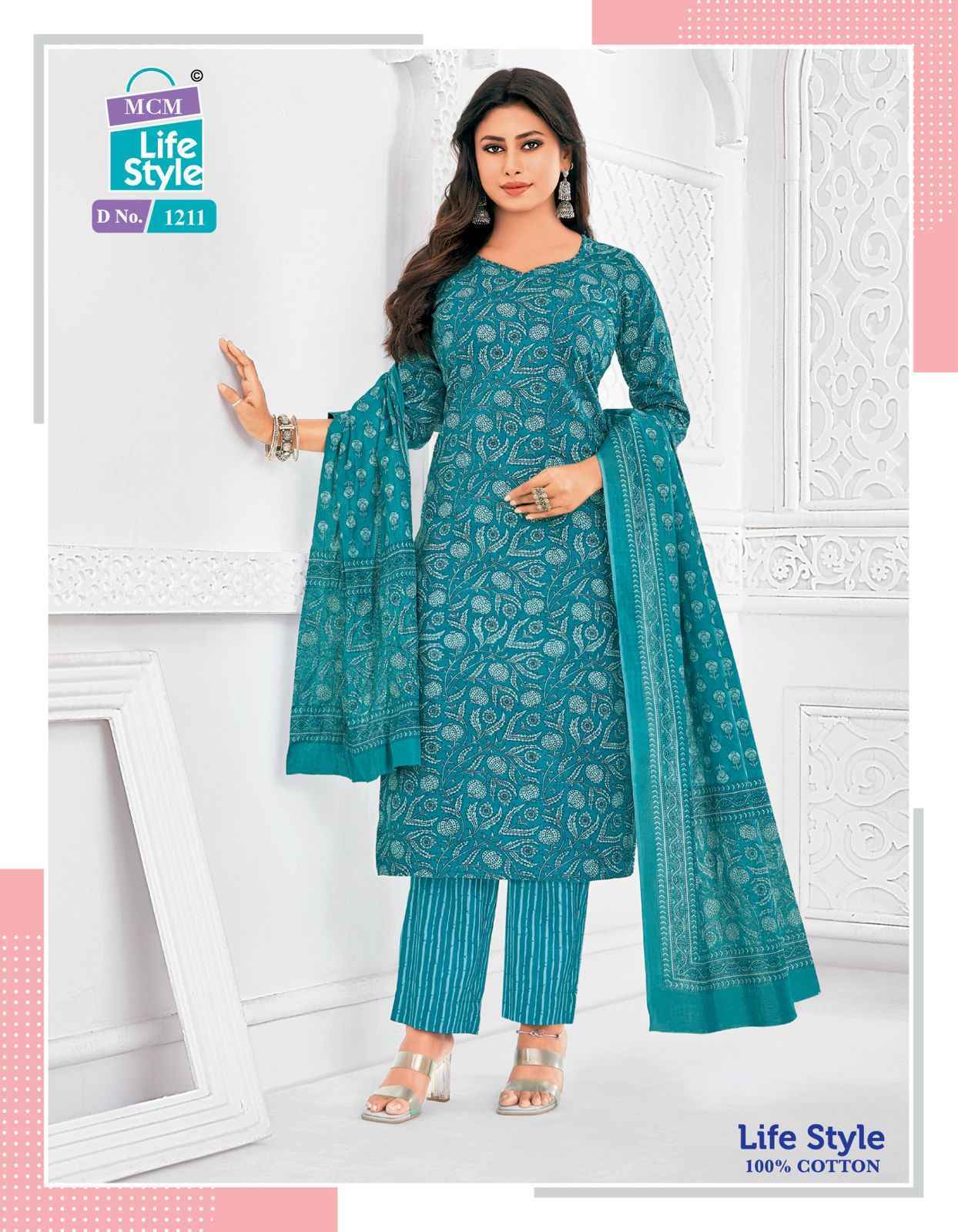MCM Lifestyle Vol 12 Cotton Dress Material 12 pcs Catalogue