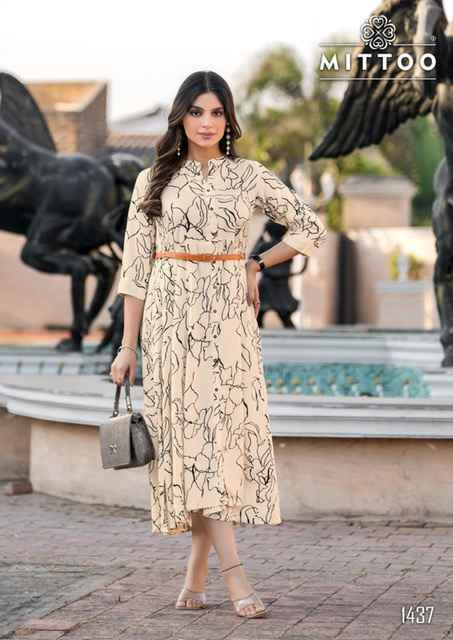 Mittoo Belt Vol 20 Rayon Kurti 6 pcs Catalogue