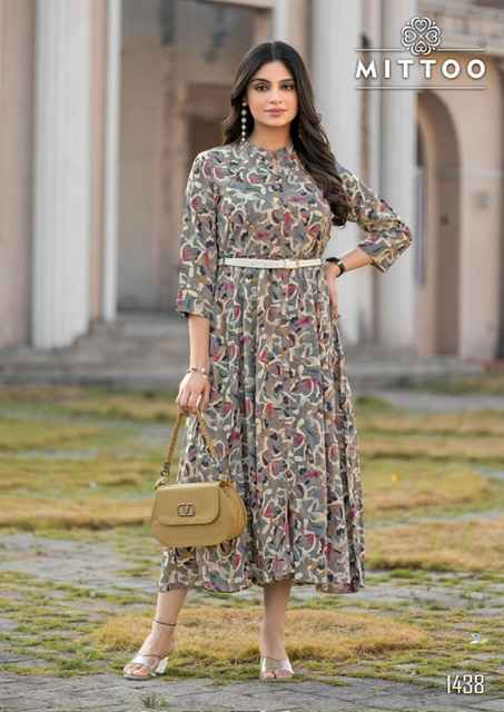 Mittoo Belt Vol 20 Rayon Kurti 6 pcs Catalogue