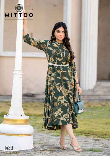Mittoo Belt Vol 20 Rayon Kurti 6 pcs Catalogue