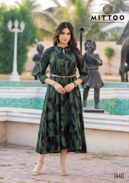 Mittoo Belt Vol 20 Rayon Kurti 6 pcs Catalogue