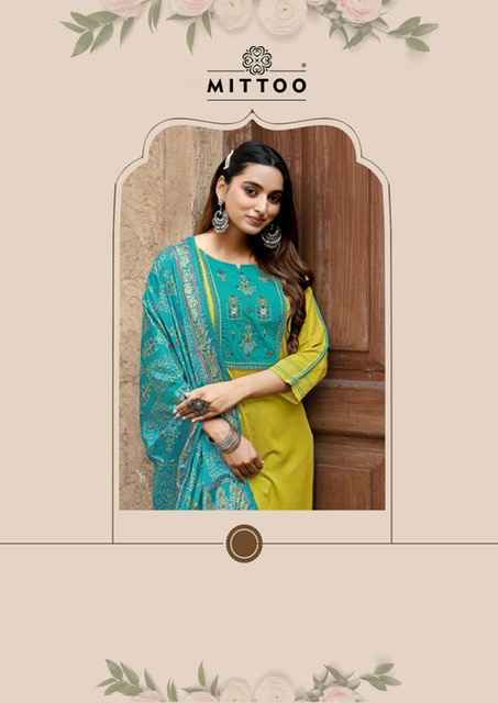 Mittoo Chand Viscouse Rayon Readymade Suit (6 pcs Catalogue)