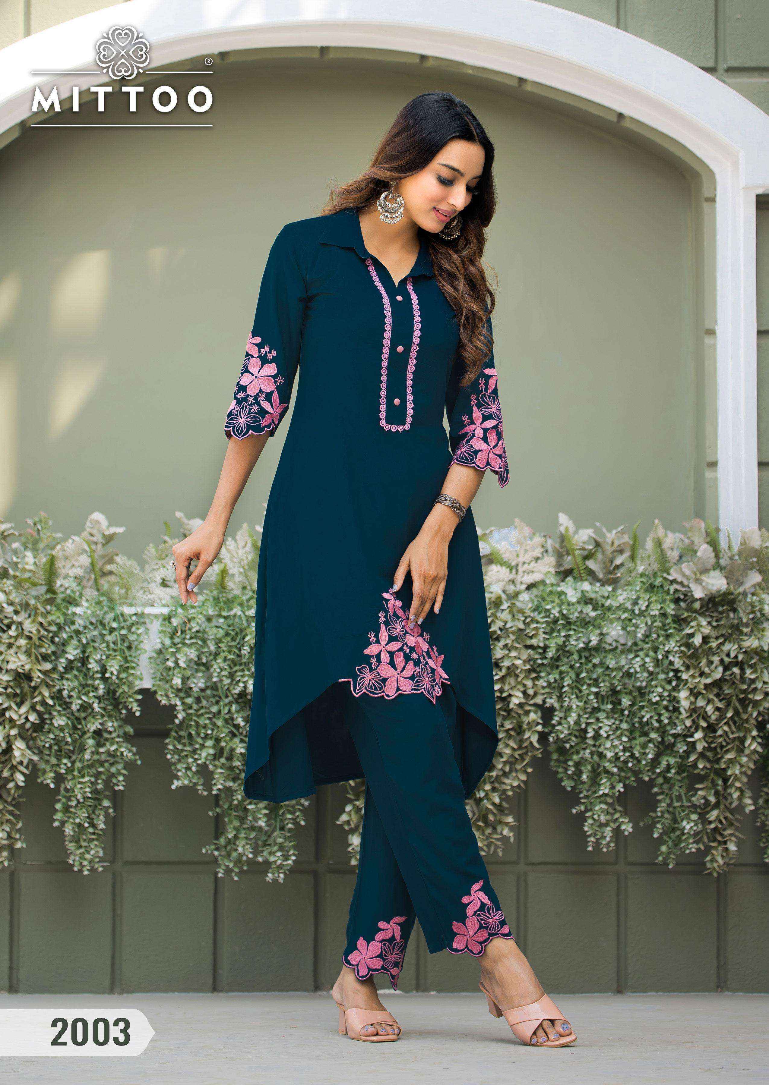 Mittoo Shikha Rayon Co Ord Set (6 pcs Catalogue)