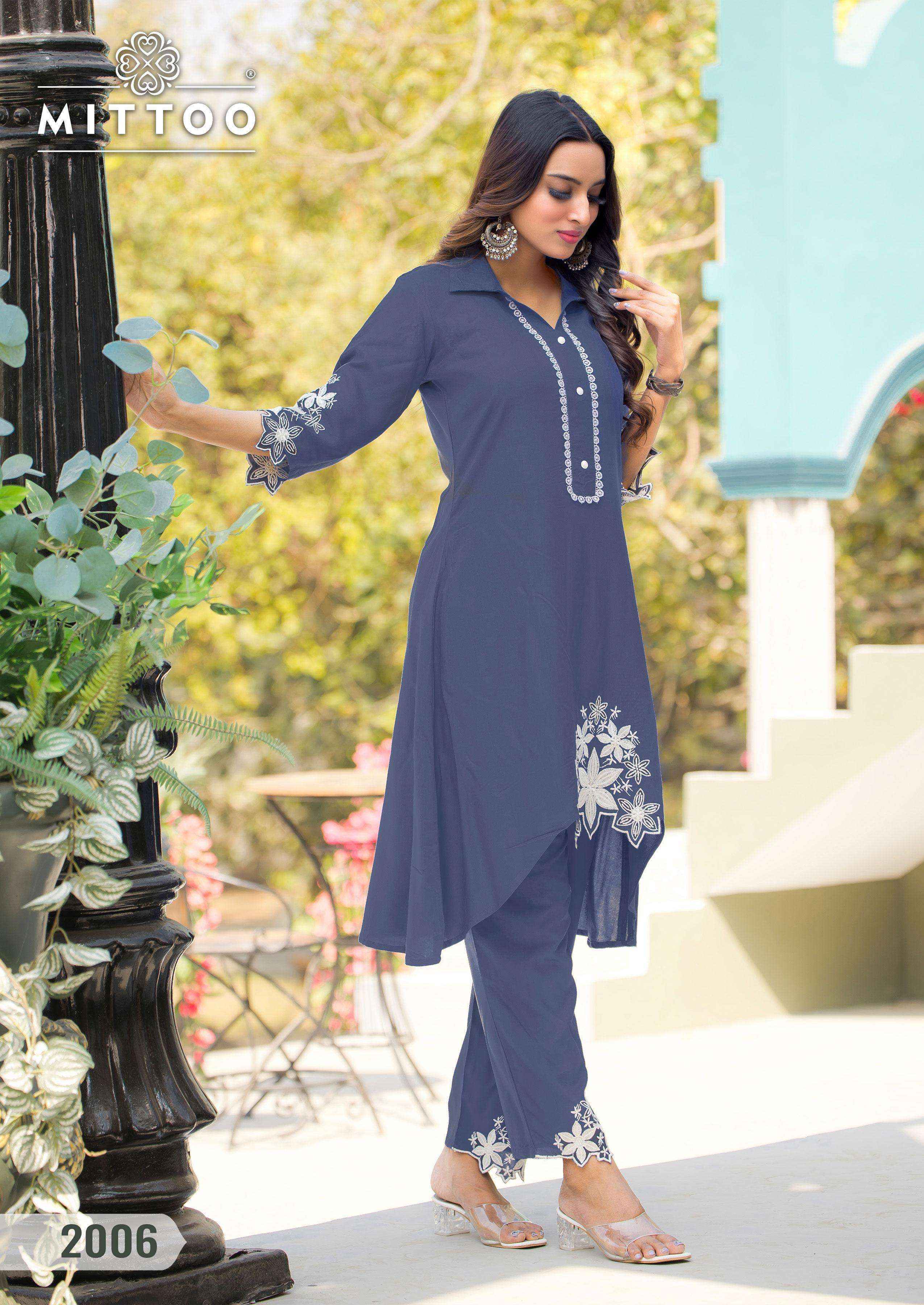 Mittoo Shikha Rayon Co Ord Set (6 pcs Catalogue)