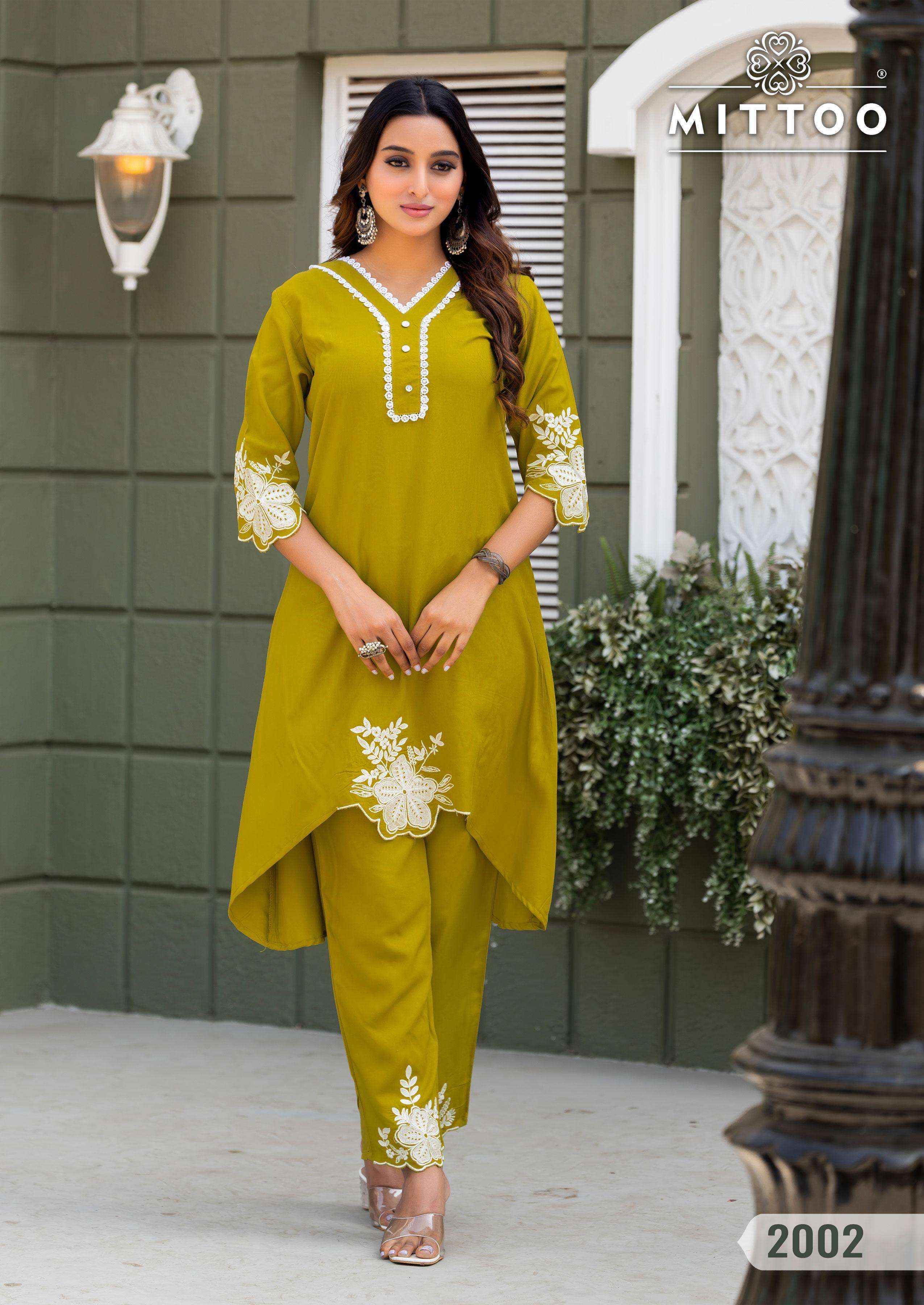Mittoo Shikha Rayon Co Ord Set 6 pcs Catalogue