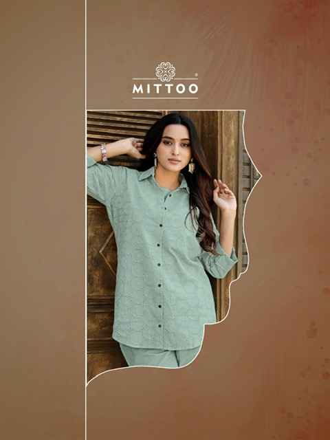 Mittoo Veena Cotton Co ord Set 4 pcs Catalogue