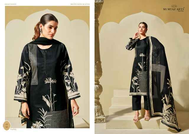 Mumtaz Arts Nazma Viscouse dress Material (6 pcs Catalogue)