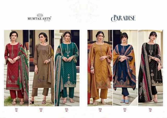 Mumtaz Arts Paradise Viscouse Lawn Dress Material (6 pcs Catalogue)