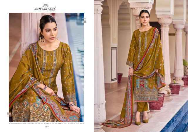 Mumtaz Arts Safarnama Viscouse Musline Dress Material (4 pcs catalogue)