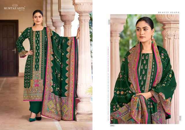 Mumtaz Arts Safarnama Viscouse Musline Dress Material (4 pcs catalogue)
