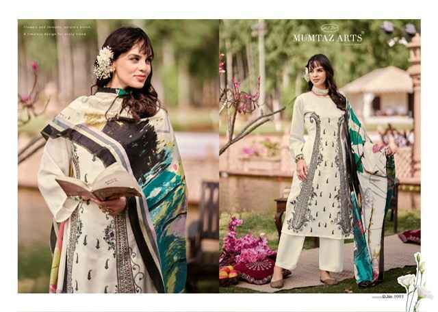 Mumtaz Arts Shehzaadi Viscouse Musline Dress Material (6 pcs Catalogue)