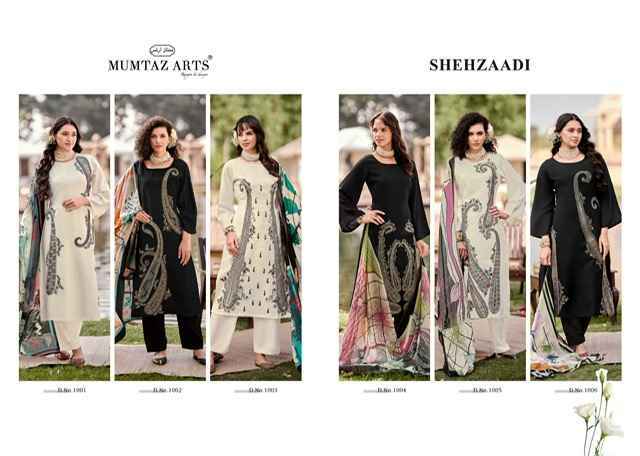 Mumtaz Arts Shehzaadi Viscouse Musline Dress Material (6 pcs Catalogue)