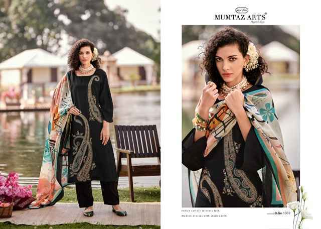 Mumtaz Arts Shehzaadi Viscouse Musline Dress Material (6 pcs Catalogue)