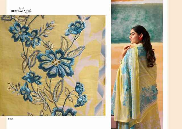 Mumtaz Arts Vintage Pastel Camric Dress Material 6 pcs Catalogue
