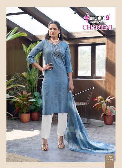 Mystic 9 Chandani Vol-1 Rayon Readymade Suit (8 pcs Catalogue)