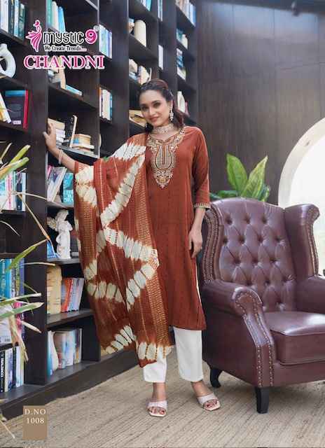 Mystic 9 Chandani Vol-1 Rayon Readymade Suit (8 pcs Catalogue)