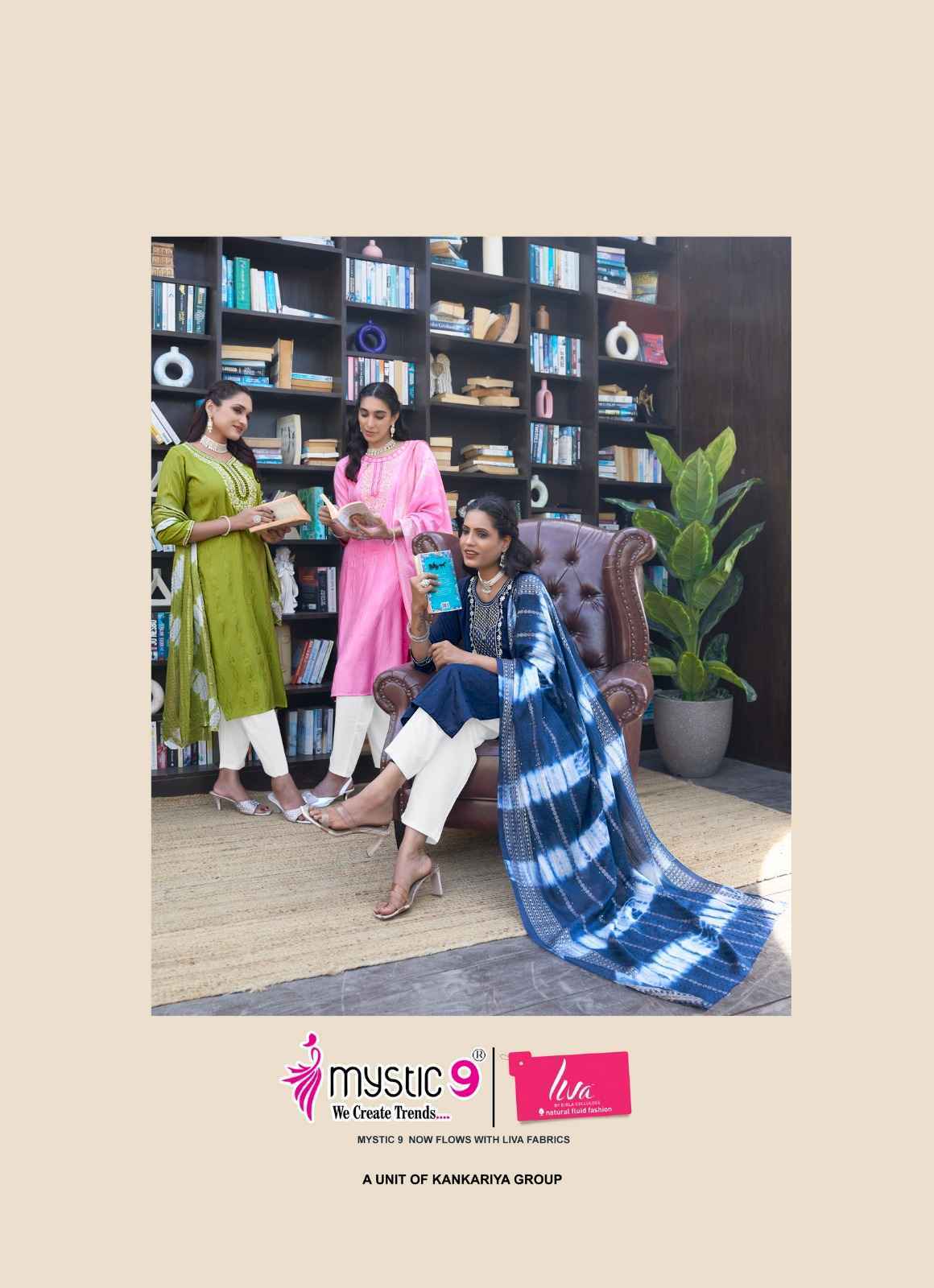 Mystic 9 Chandani Vol-1 Rayon Readymade Suit (8 pcs Catalogue)