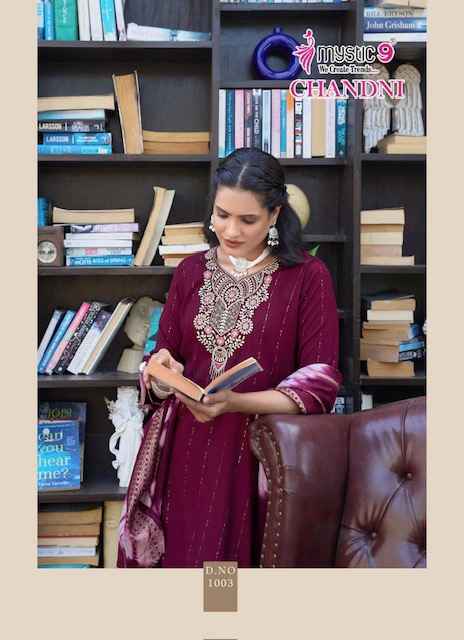 Mystic 9 Chandani Vol-1 Rayon Readymade Suit (8 pcs Catalogue)