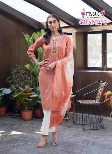 Mystic 9 Chandani Vol-1 Rayon Readymade Suit (8 pcs Catalogue)