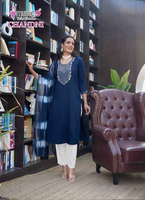 Mystic 9 Chandani Vol-1 Rayon Readymade Suit (8 pcs Catalogue)