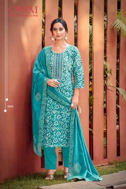 Ossm Batik Vol 5 Cotton Batik Kurti Combo 6 pcs Catalogue