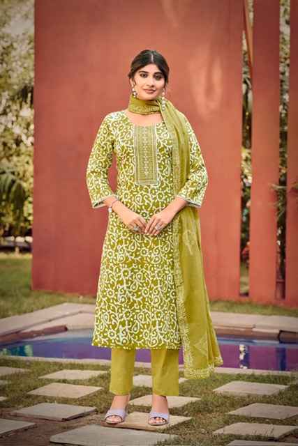 Ossm Batik Vol 5 Cotton Batik Kurti Combo 6 pcs Catalogue