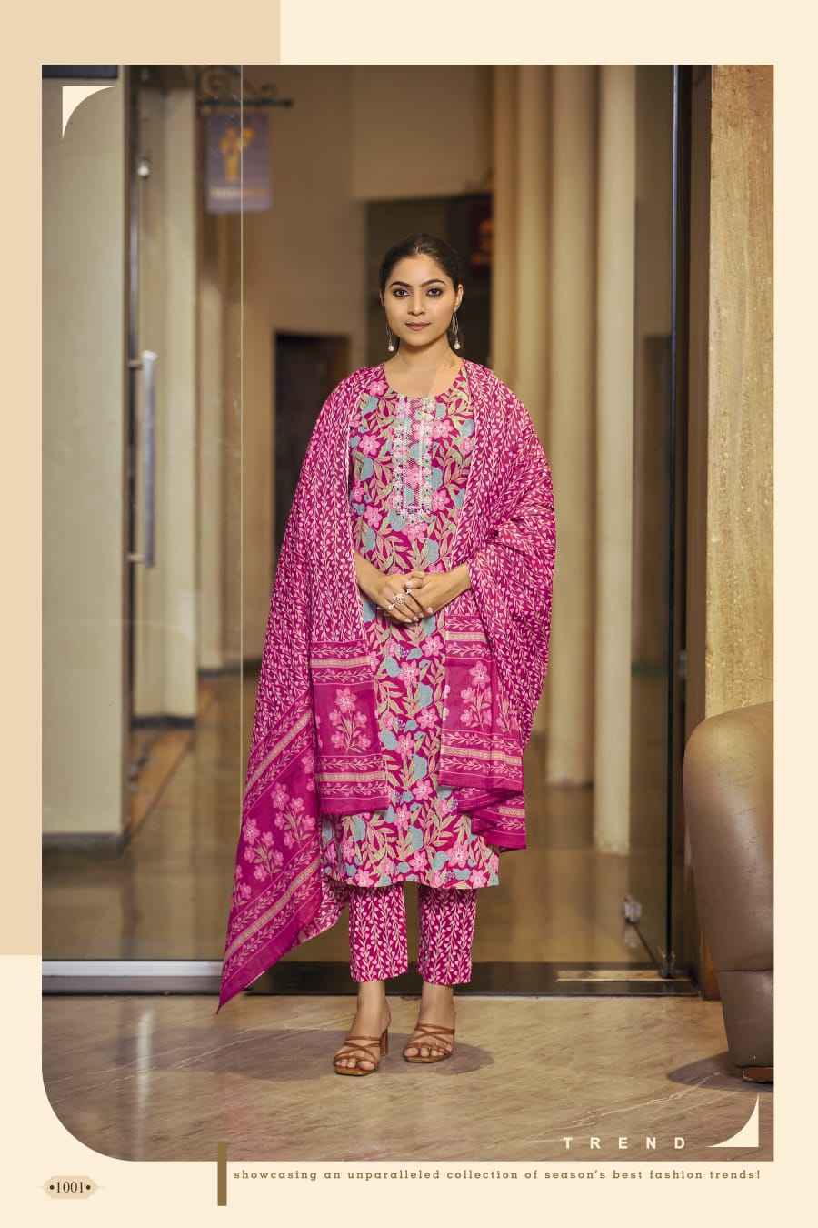 Ossm Malhar Vol-4 Cotton Readymade Suit (6 pcs Catalogue)