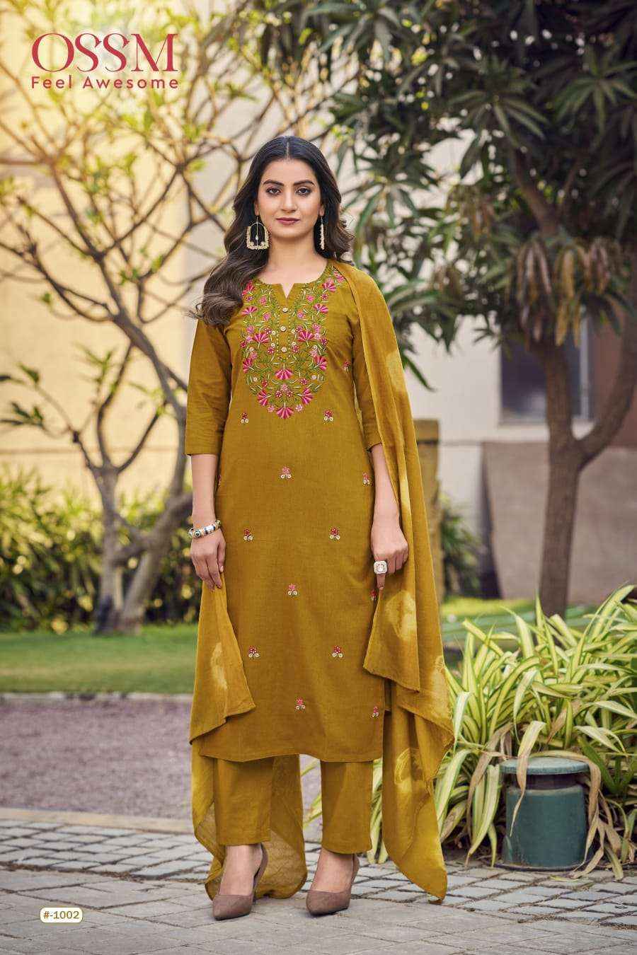 Ossm Sargam Cotton Readymade Suit (6 pcs Catalogue)