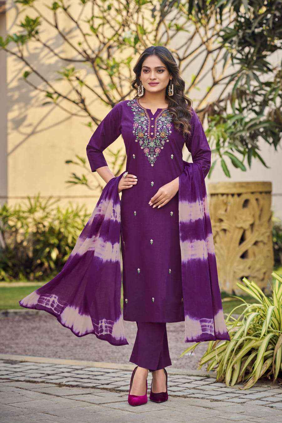 Ossm Sargam Cotton Readymade Suit (6 pcs Catalogue)