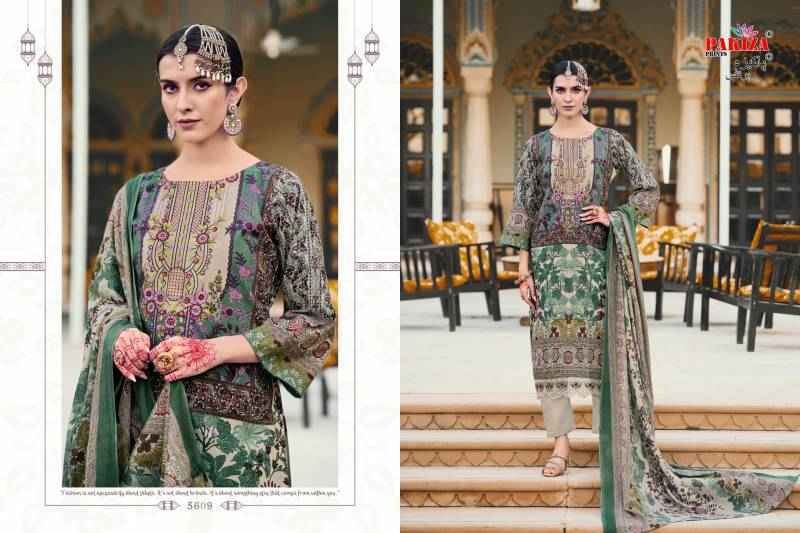 Pakiza Prints Nazakat Vol-56 Lawn Dress Material (10 pcs Catalogue)