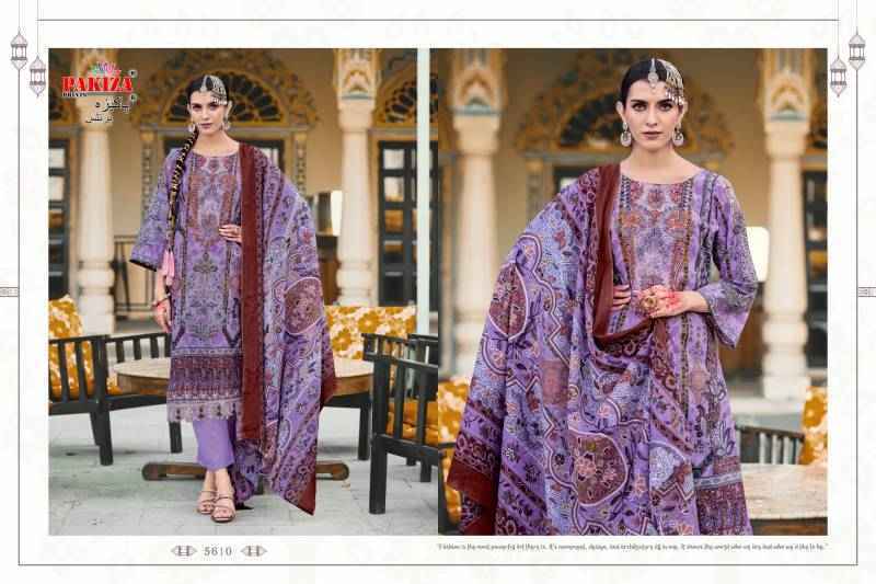 Pakiza Prints Nazakat Vol-56 Lawn Dress Material (10 pcs Catalogue)