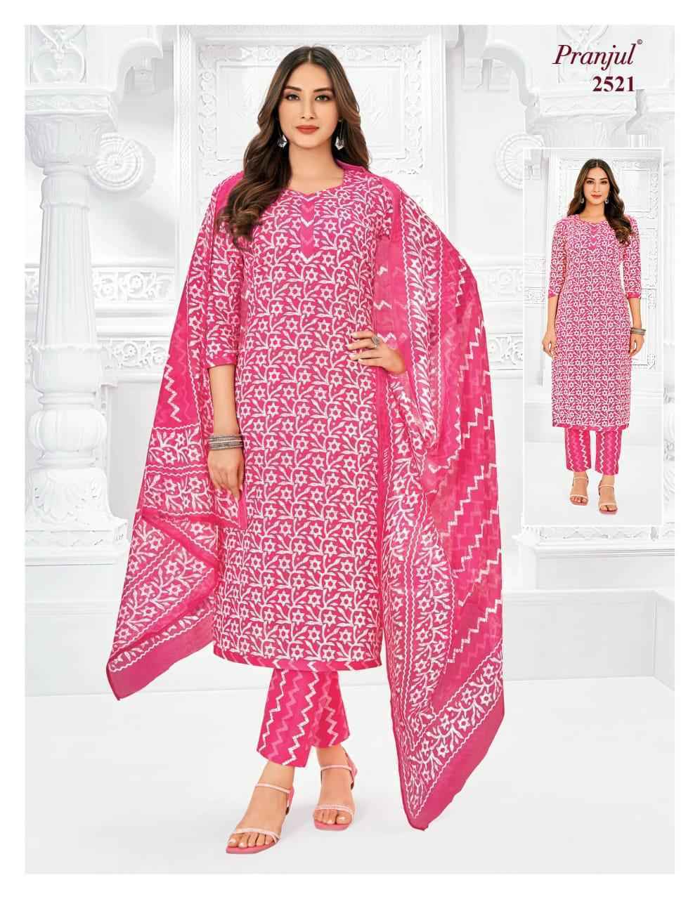 Pranjul Priyanka Vol 25 Cotton Dress Material 36 pcs Catalogue