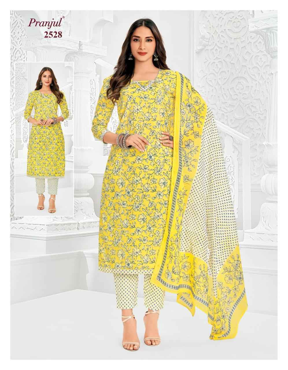 Pranjul Priyanka Vol 25 Cotton Dress Material 36 pcs Catalogue
