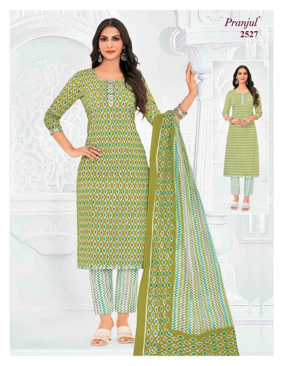 Pranjul Priyanka Vol 25 Cotton Dress Material 36 pcs Catalogue