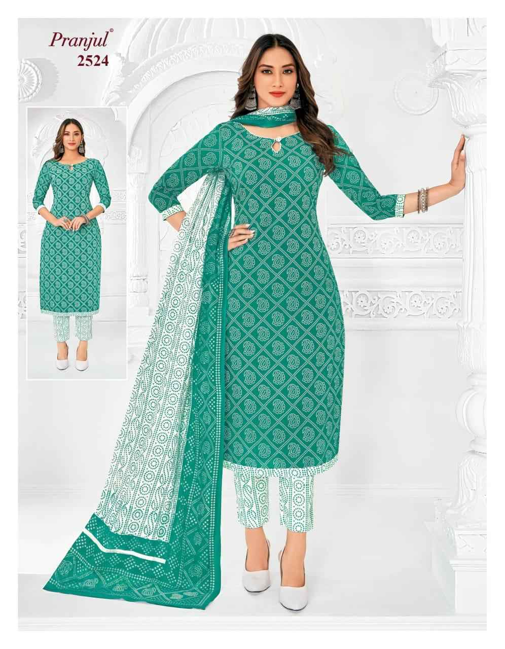 Pranjul Priyanka Vol 25 Cotton Dress Material 36 pcs Catalogue