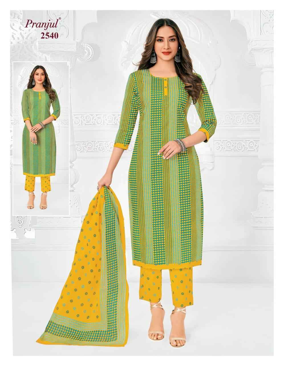 Pranjul Priyanka Vol 25 Cotton Dress Material 36 pcs Catalogue