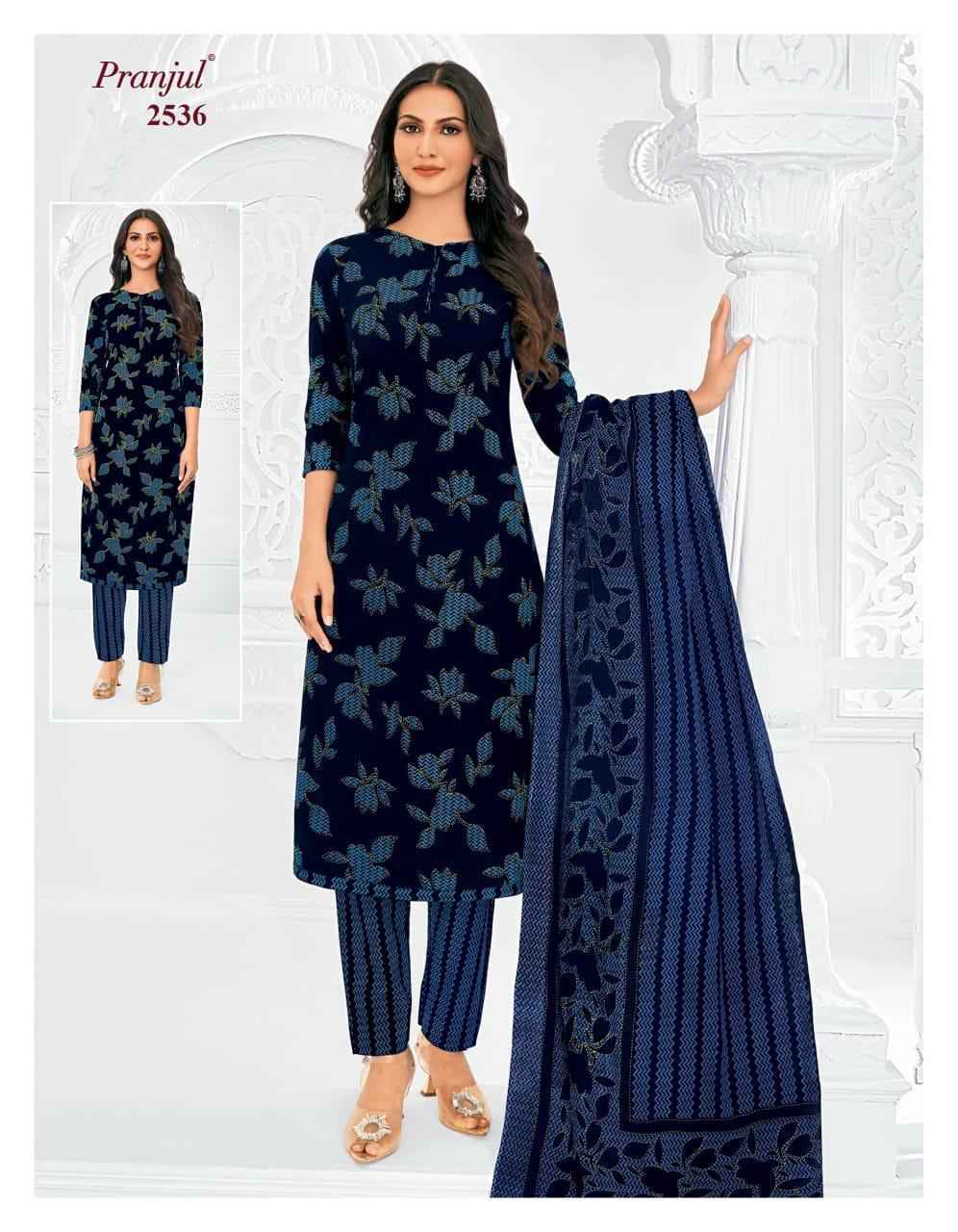 Pranjul Priyanka Vol 25 Cotton Dress Material 36 pcs Catalogue