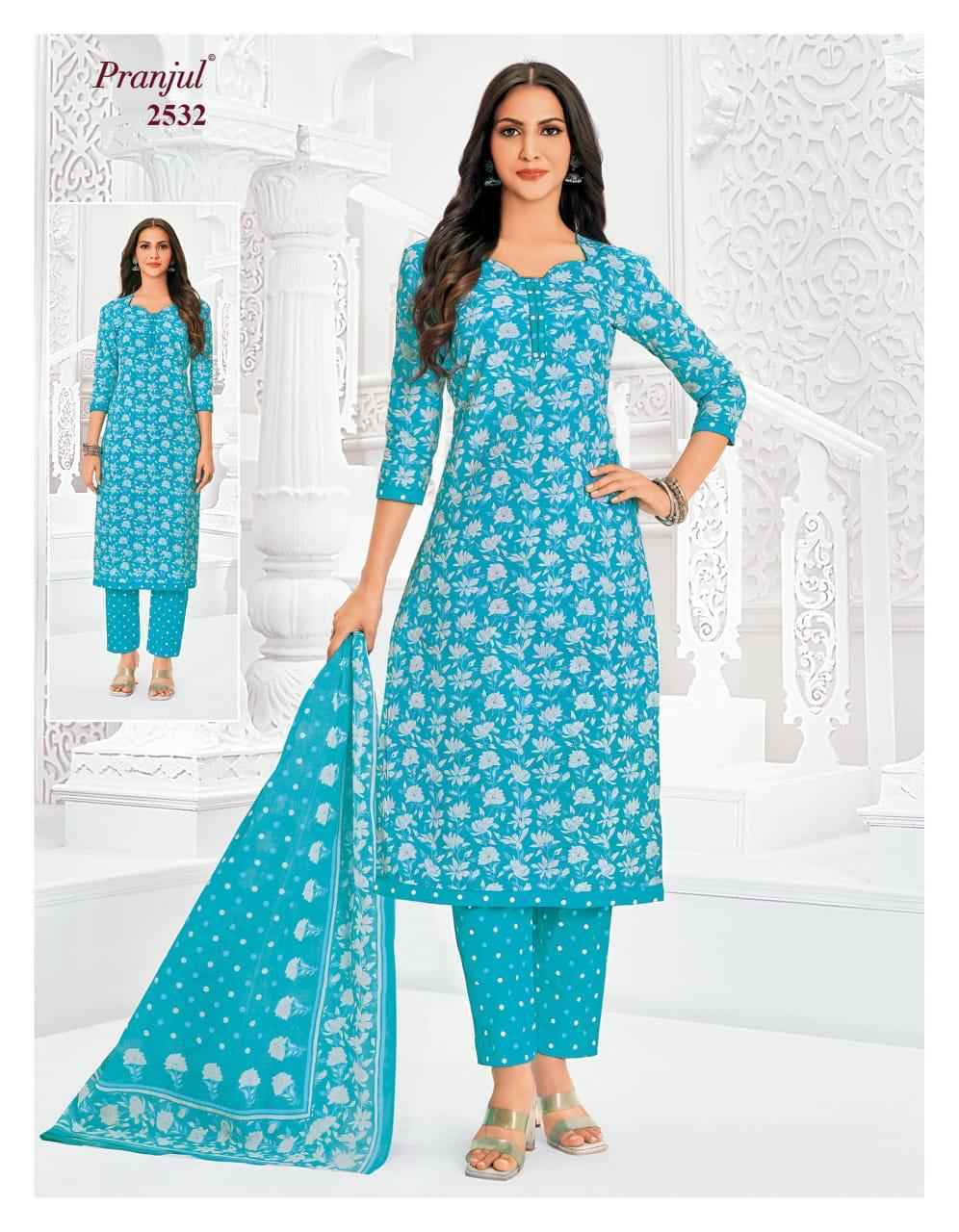 Pranjul Priyanka Vol 25 Cotton Dress Material 36 pcs Catalogue