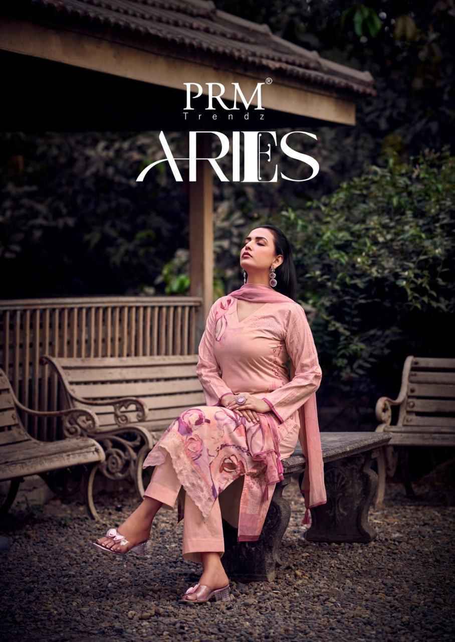 PRM Trendz Aries Cotton Dress Material 6 pcs Catalogue